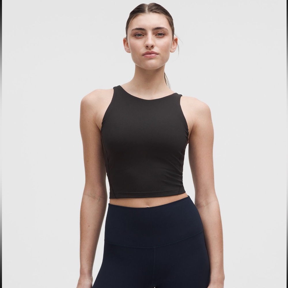lululemon athletica Black Align High Neck Tank Top